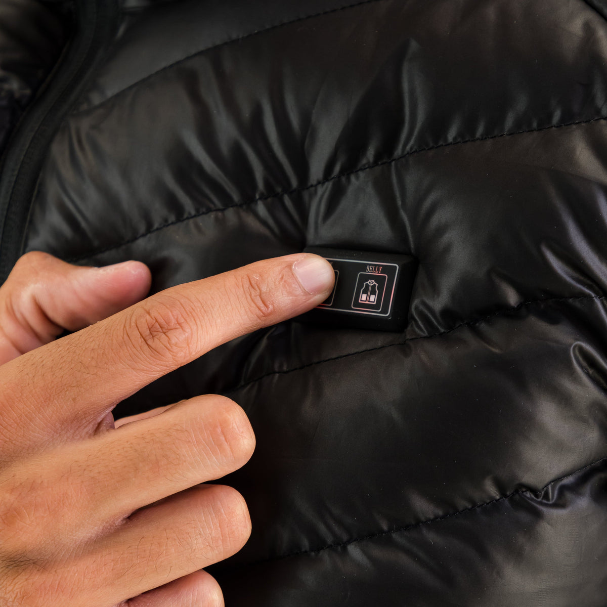 Høgge Verwarmde Dames Bodywarmer Gløde Zwart