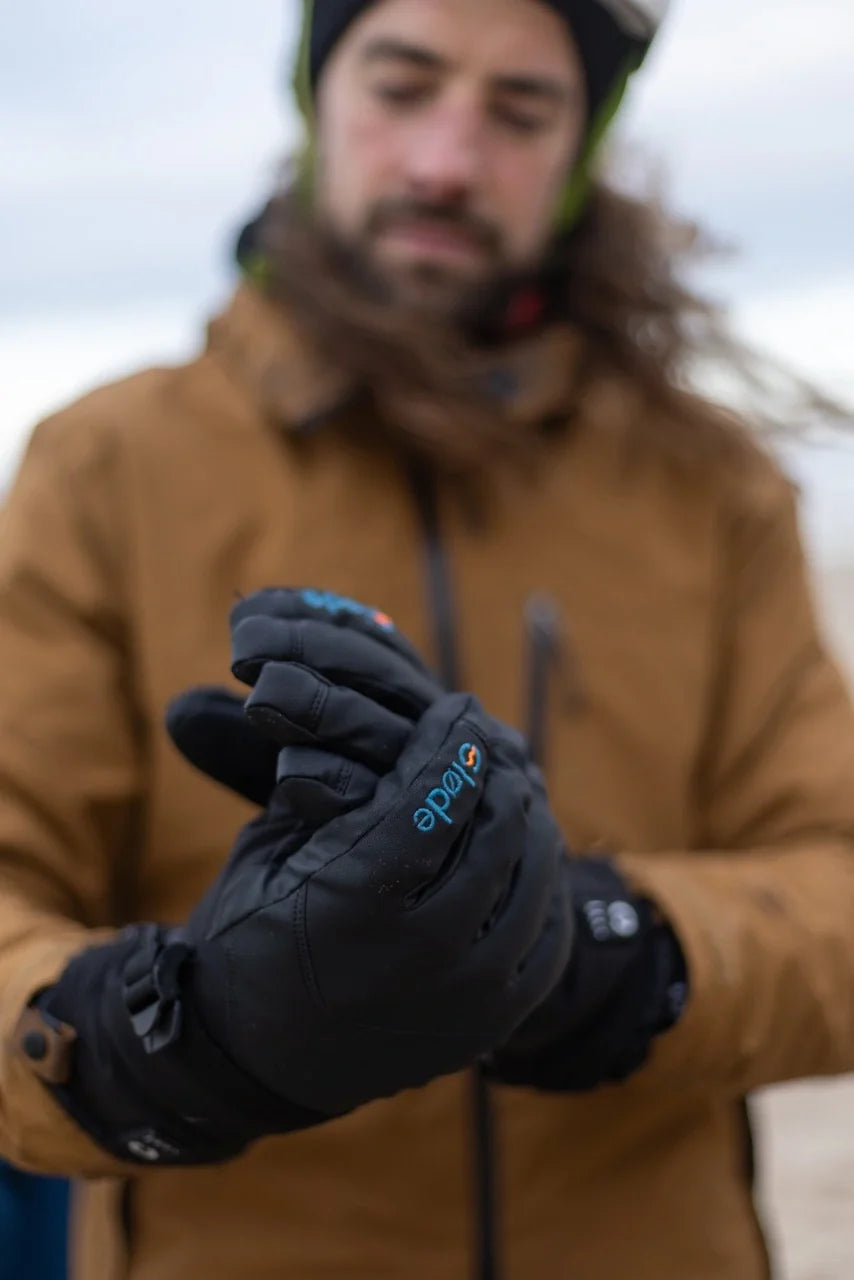 Øven Elektrisch Verwarmde Handschoenen Zwart Unisex