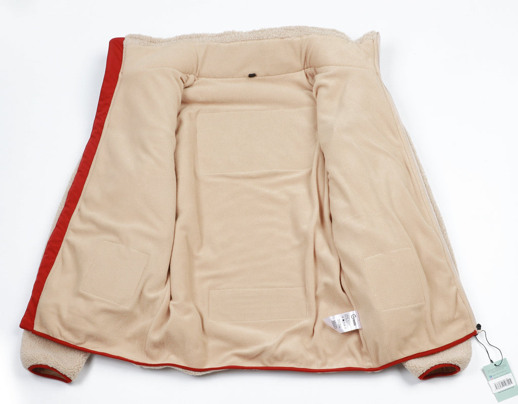 Wøley Verwarmd Vest Fleece Rood Unisex