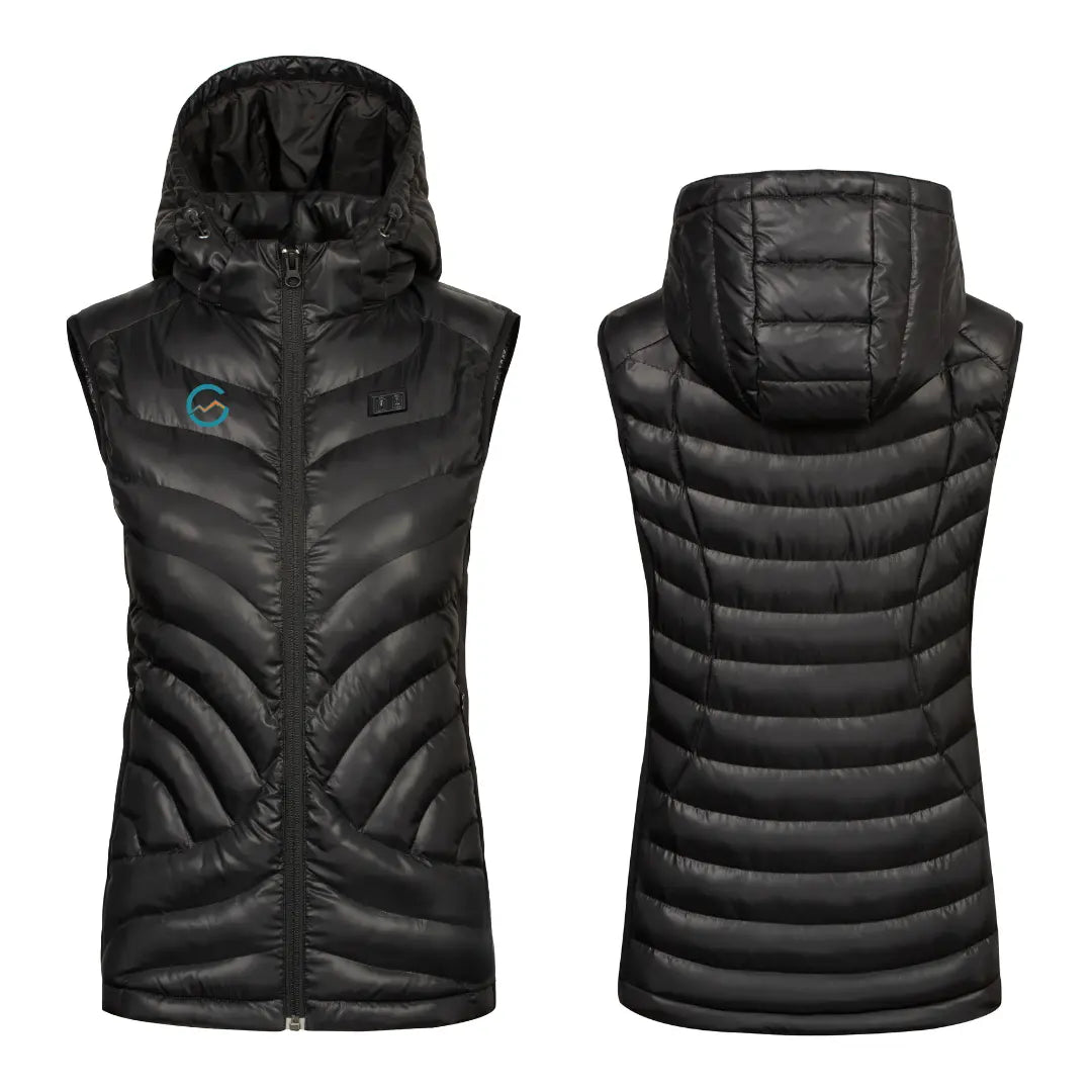 Høgge Verwarmde Dames Bodywarmer Gløde Zwart