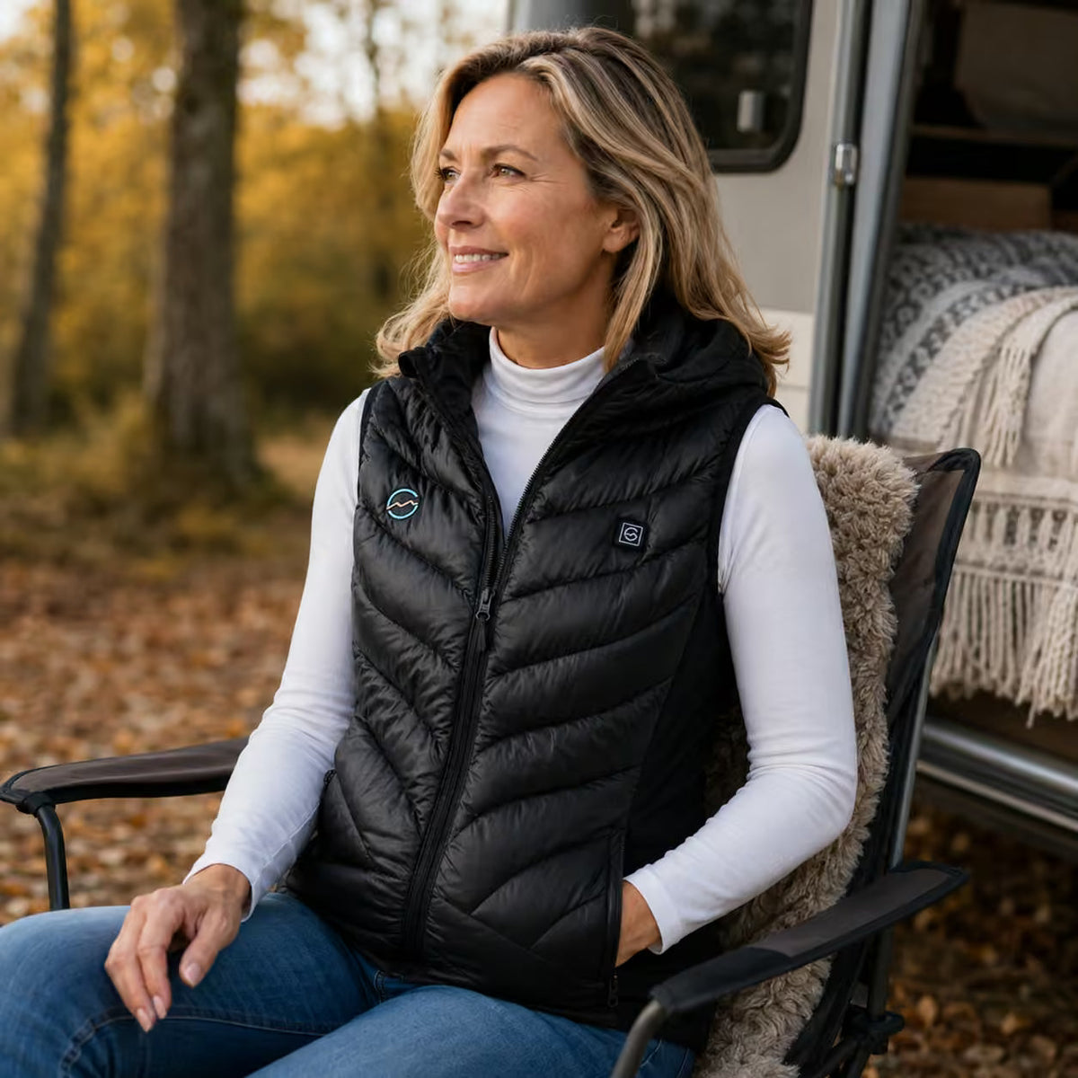 Verwarmde bodywarmer dames Høgge²